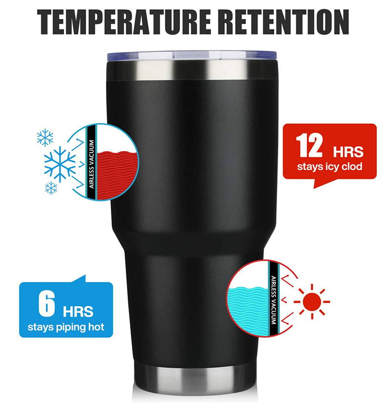 Personalized 30oz Double-Wall Stainless Steel Tumbler with Your Logo