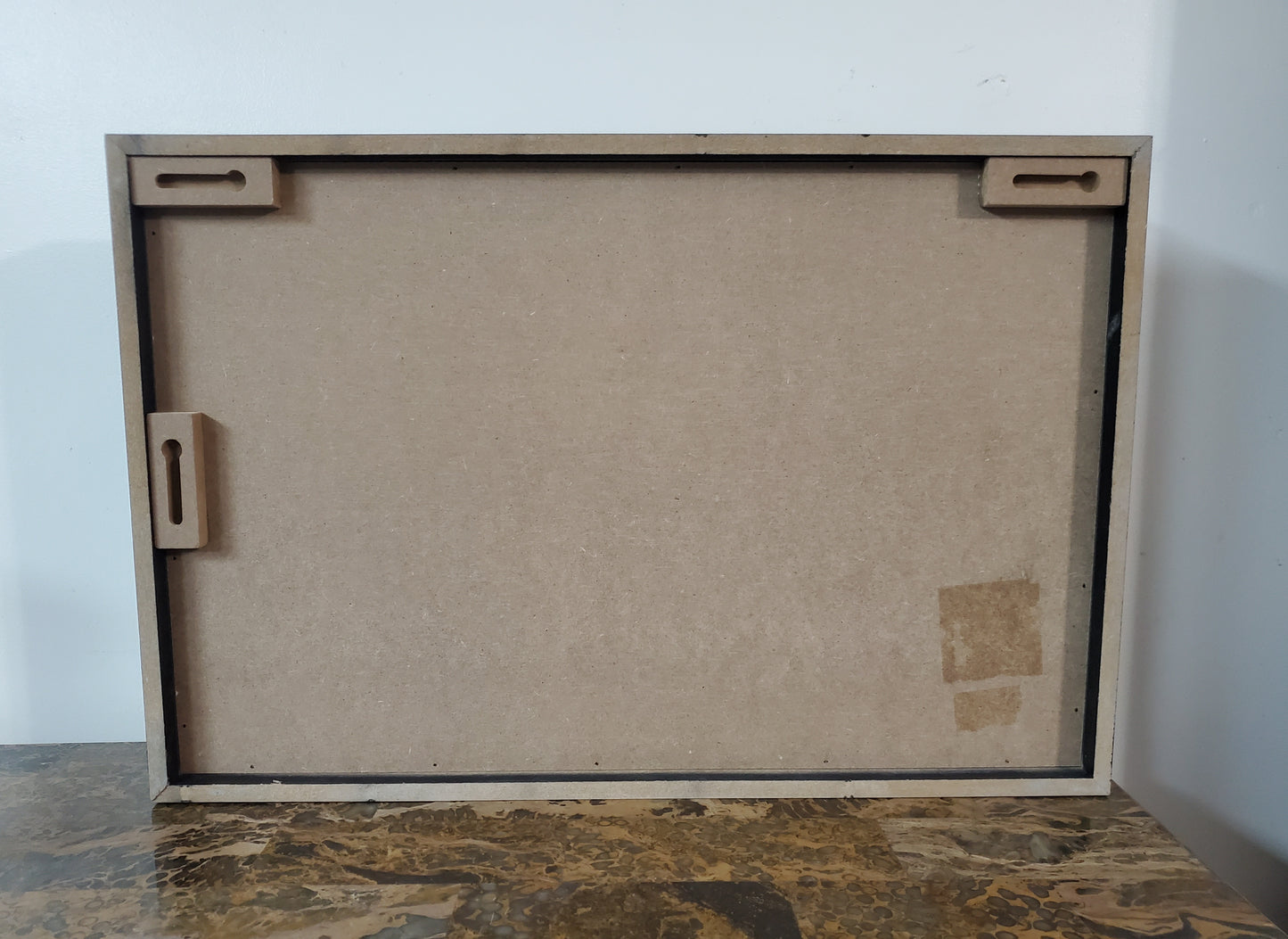 Distressed Flag Sign Blue Line