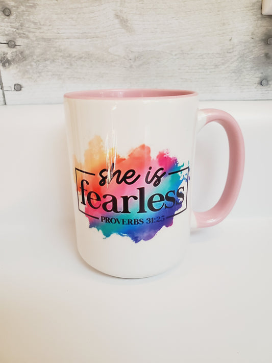 She is Fearless 15oz Mug