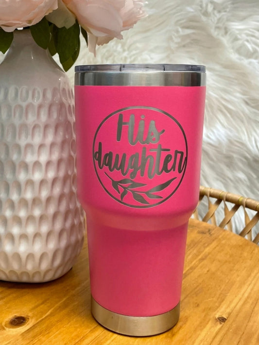 Personalized 30oz Double-Wall Stainless Steel Tumbler with Your Logo