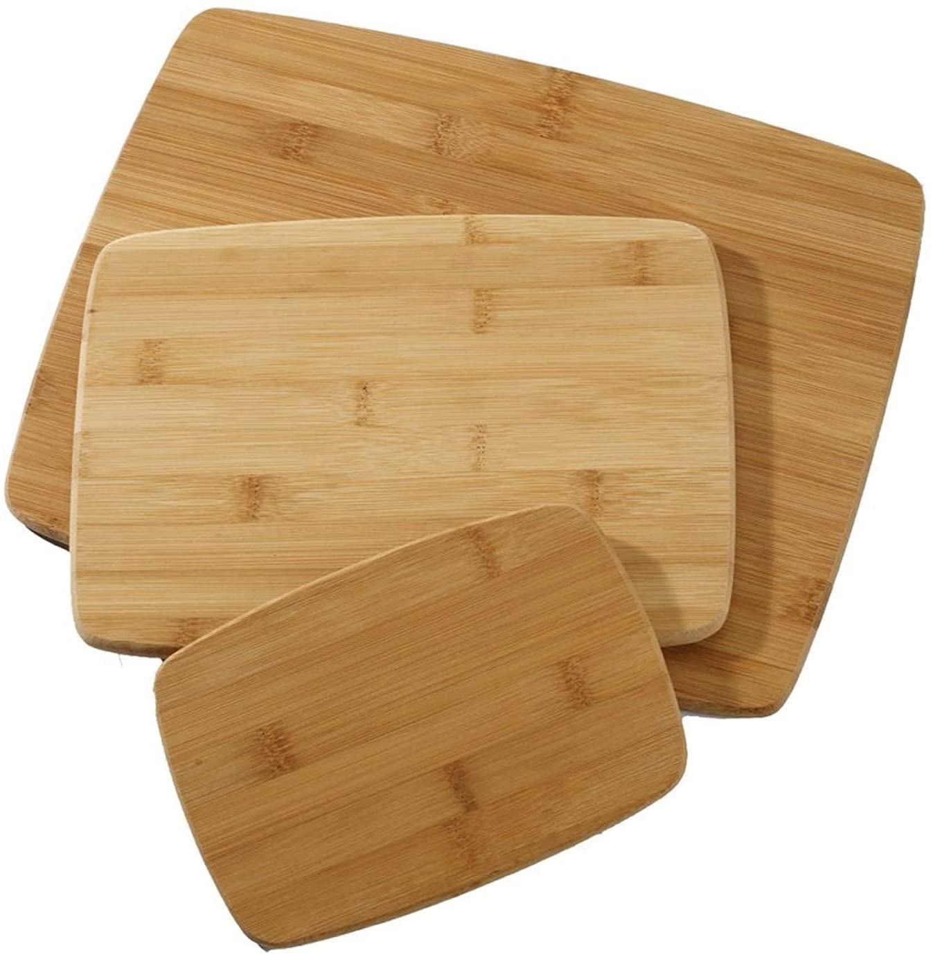 Personalized 3 Piece Bamboo Cutting Board Set