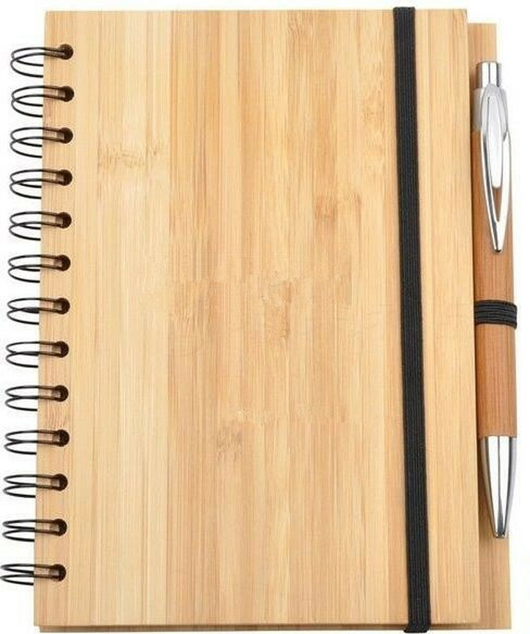 Personalized Bamboo Notebook and Pen Gift Set