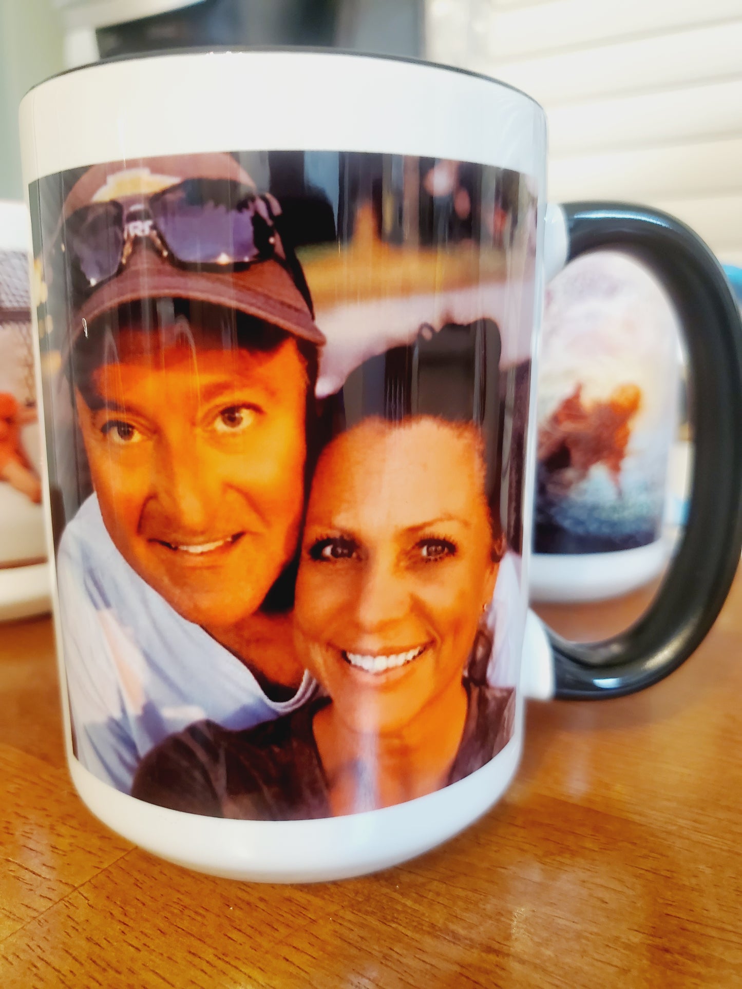 Color Accent Coffee Mugs with Your Picture