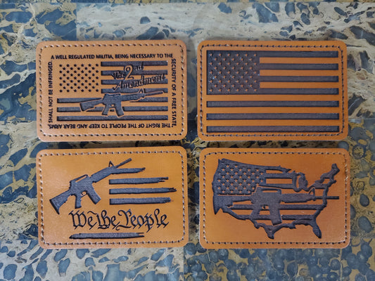 Trucker Hat with Laser Engraved Leather Patch