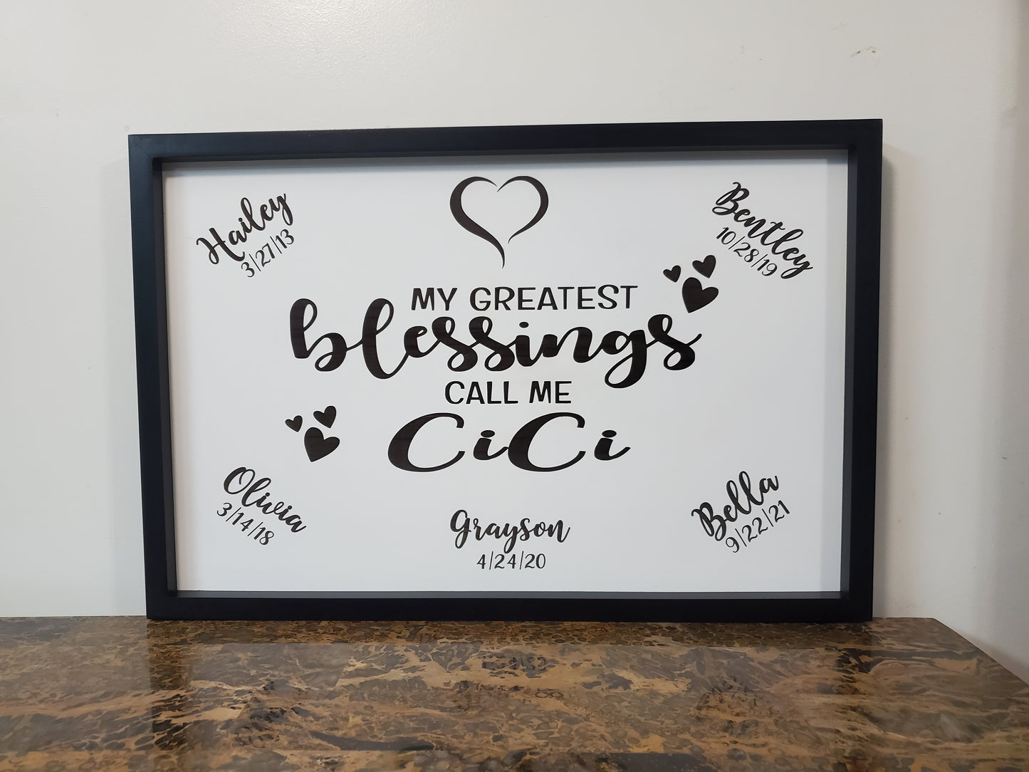 My Greatest Blessings Wall Decor