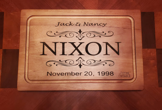 Personalized SOHO Board with Your Name & Anniversary