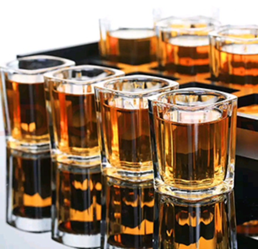 Personalized Shot Glass Holder Set