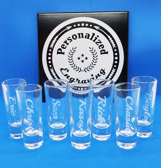 Personalized 1.5oz Glass Shooter