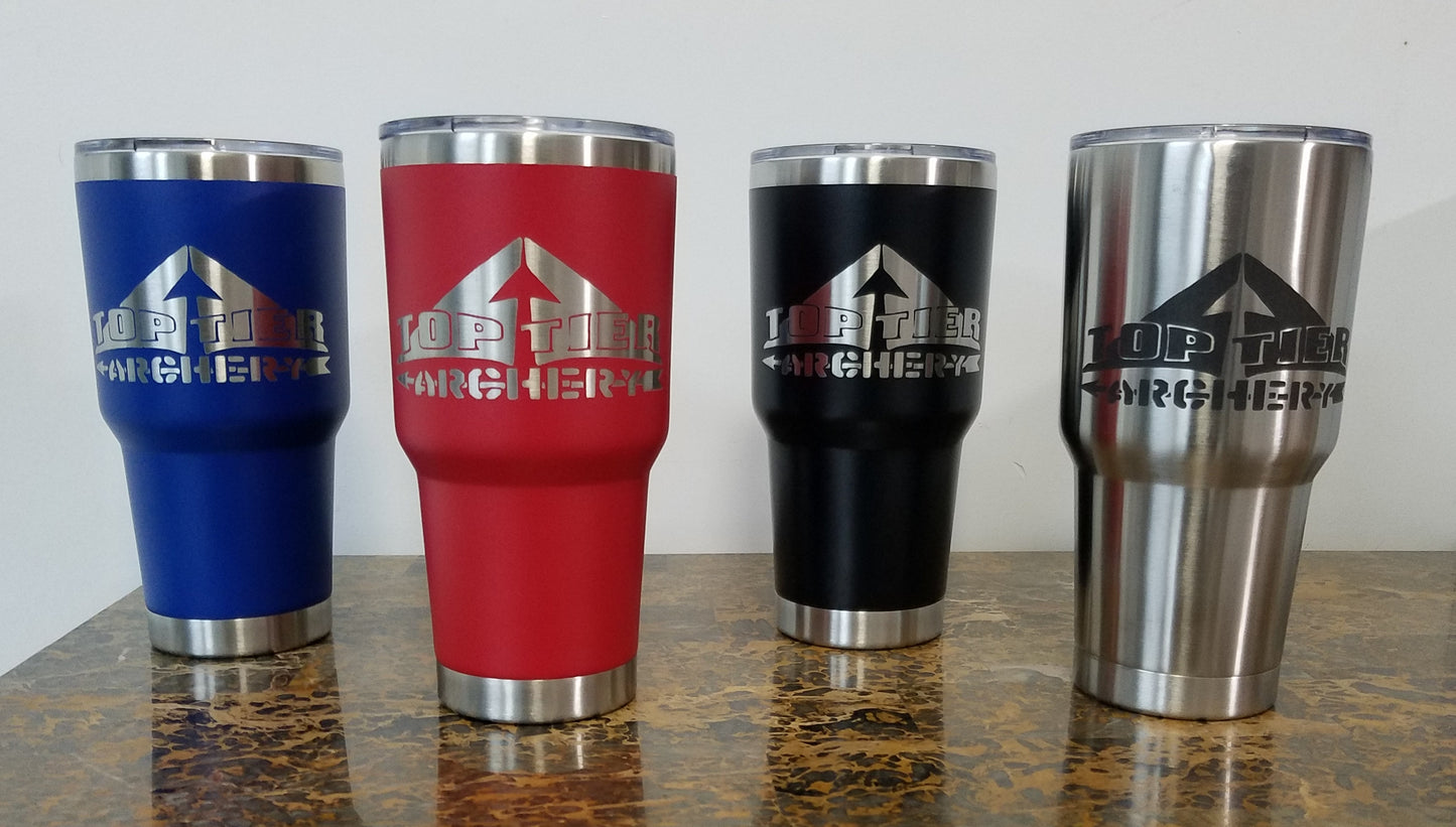 Personalized 30oz Double-Wall Stainless Steel Tumbler with Your Logo